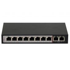 PND-08P-2G 10-портовый интеллектуальный PoE-коммутатор