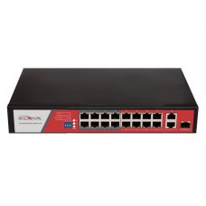 PND-16P-2G1F 18-портовый неуправляемый PoE-коммутатор