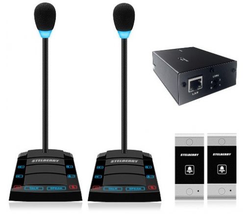 SX-520/2 Устройство переговорное клиент-кассир, дуплексное, с записью переговоров
