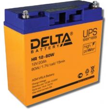 Delta HR 12-80W Аккумулятор герметичный свинцово-кислотный
