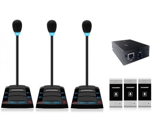 SX-520/3 Устройство переговорное клиент-кассир, дуплексное, с записью переговоров