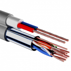 multi Кабель FTP 4PR 24AWG CAT5e + 2x0,75 (с жилами питания 0,75мм,кв) OptimLAN