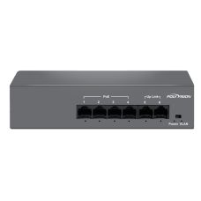 Неуправляемый 6 портовый коммутатор с функцией PoE PND-04P-2M (55W) 