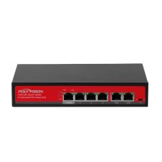 6-портовый коммутатор с функцией PoE PND-04P-2M-BT1 (65W) 