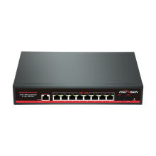 10-портовый гигабитный L2 PoE-коммутатор PND-M8GP-2F (120W) 