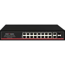 20-портовый управляемый PoE-коммутатор PND-M16GP-2G2F(300)