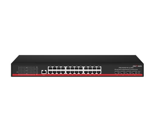 28-портовый управляемый L3 коммутатор PND-M24GP-4F-L3(400)
