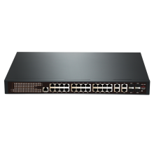 28-портовый гигабитный L2 PoE-коммутатор PND-M24GP-4G4F (400W) 28-портовый гигабитный L2 PoE-коммутатор PND-M24GP-4G4F (400W)